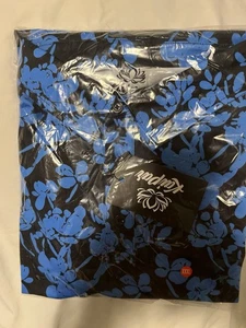 Kaipar Herren Golf Polo, 3XL XXXL blau/schwarz Blumenmuster brandneu im Paket - Bild 1 von 1