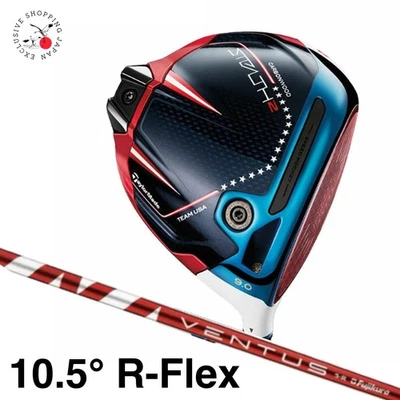 TaylorMade Stealth2 Teams Edition USA Ryder Cup Driver 10.5° R-Flex Ventus Red 5 - Image 1 of 4