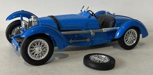 Burago 1/18 Scale 3005 Bugatti Type 59 1934 Blue Diecast Model Car Boxed - Picture 1 of 12