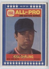 1987 Burger King All-Pro Complete Panel Ron Darling Steve Garvey #5-6
