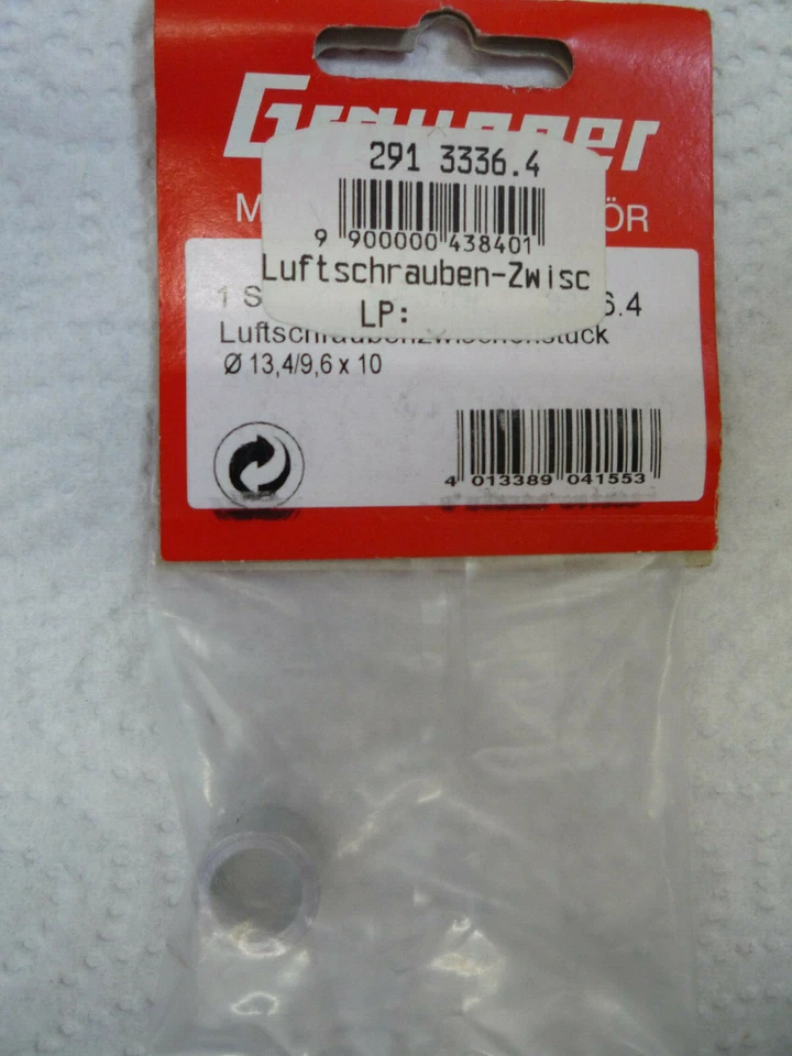 Graupner 3336.4 Tornillo de Aire Intermedio 13,4 mm x 9,6 mm x 10 mm Foto 1 de 1