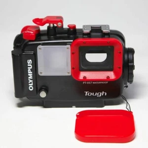 OLYMPUS PT-056 custodia impermeabile 45 m per fotocamera digitale STYLUS TG-3 & TG-4 - Foto 1 di 10