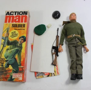 ACTION MAN PALITOY GI JOE 12 INCH VINTAGE `BASIC SOLDIER #1 " FIGURE BOXED ! - Picture 1 of 10