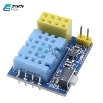 ESP-01/01S DHT11 Temperature&Humidity Wifi Shield Sensor Module NodeMCU ESP8266 - Image 1 of 4