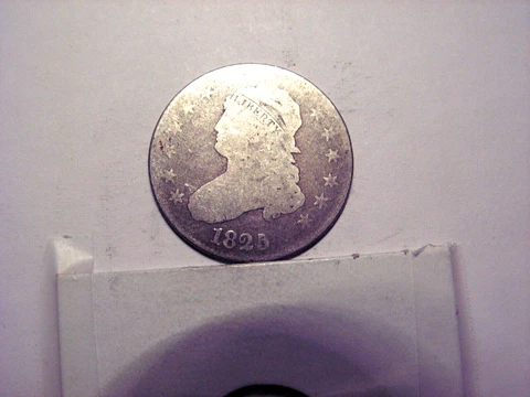 1825 Over 23 Liberty Cap Quarter Cover