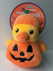 Juguete Halloween Calabaza Pato Perro Mascota con Chirrido Coleccionable Difuso - Imagen 1 de 8