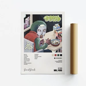 MF DOOM, MM..FOOD Album Art Poster, Print, Music, Tracklist - Picture 1 of 5