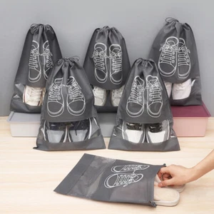 10pcs Shoes Storage Pouch Non-woven Waterproof Organizer Bags Drawstring Bag - Picture 1 of 20
