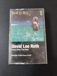 VINTAGE CASSETTE TAPE DAVID LEE ROTH CRAZY FROM THE HEAT 1980S ROCK - Picture 1 of 5