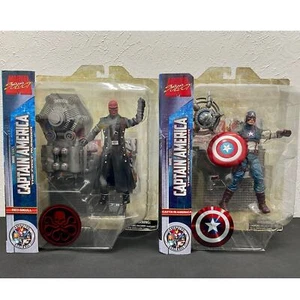 New Marvel Select The First Avenger Bundle, Red Skull & Captain America - Picture 1 of 11