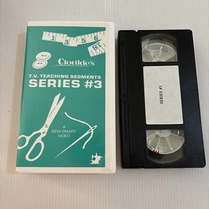 Clotilde's TV Lehrsegmente Serie #3 VHS Video Nähen Smart Nähen getestet - Bild 1 von 4