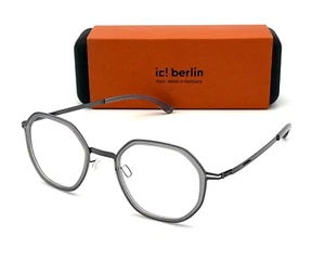 Occhiali da vista IC BERLIN RAJA melanzana grigio nebbioso/lente trasparente 48 mm - Foto 1 di 4