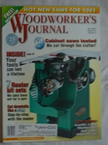 Woodworker's Journal April 2003 Volume 27 Number 2 Magazine ( b7) - Imagen 1 de 1