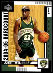 2004-05 Upper Deck Hardcourt #81 Ronald Murray Seattle SuperSonics - Imagen 1 de 2