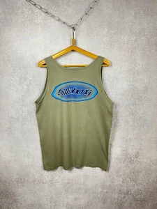 Vintage Billabong Tank Top Made in USA Size L Double Logo Print - Picture 1 of 8