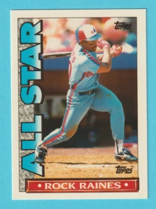1990 Topps TV All-Star Glossy Tim Raines Montreal Expos #55 (KCR) - Picture 1 of 2