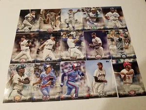 2018 Topps Update Salute Insert Set 1-50 ( Acuna, Soto, Judge, Gleyber, Ruth,++) - Picture 1 of 4