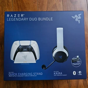 Razer Legendary Duo Bundle for PS 5: Kaira Wireless Headset/Quick Charging Stand - Picture 1 of 2