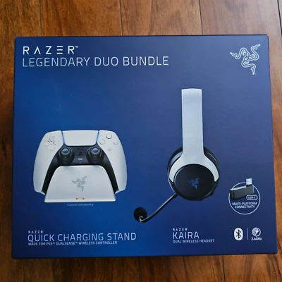 Razer Legendary Duo Bundle for PS 5: Kaira Wireless Headset/Quick Charging Stand - Image 1 of 2