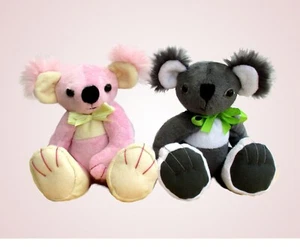 Koala soft toy sewing pattern by pcbangles 11" ted (27cm) - Picture 1 of 6