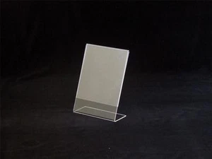 A4 Single Menu Holder Acrylic Perspex - Holds Single Page Display Stand Sale - Picture 1 of 1