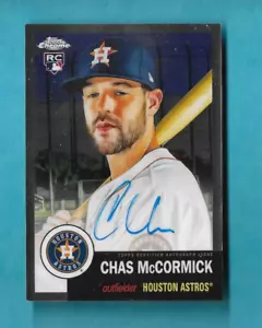 Chas McCormick 2022 Topps Chrome Platinum AUTO RC Auto Rookie AUTOGRAPH on card - Picture 1 of 2