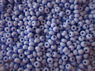 50g ~ 550 Pcs Czech Glass Seed Beads 4.5mm Opaque Light Blue #2010-37 Aus Seller