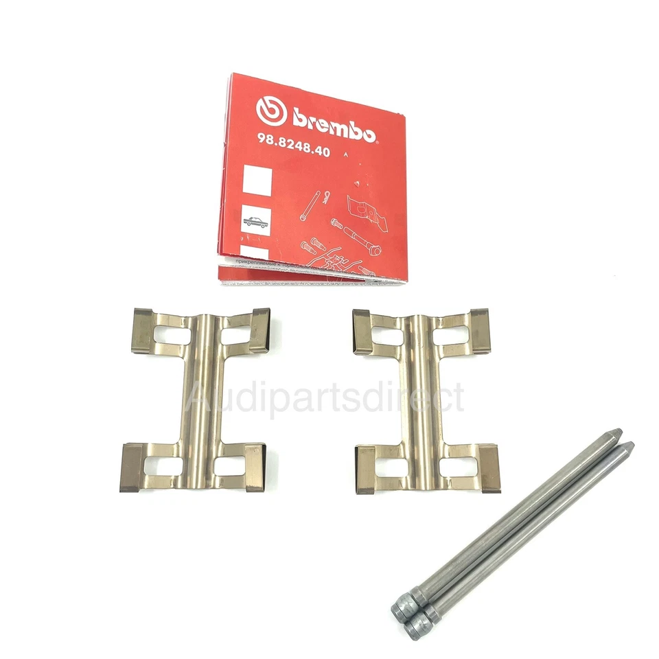 GENUINE AUDI RS R8 MODEL FRONT BRAKE CALIPER PIN & SPRING SET 3D0698269 NEW - Imagem 1 de 1