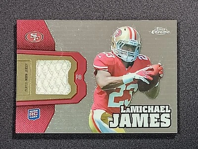 2012 Topps Chrome Rookie Relics #RR11 LaMichael James - San Francisco 49ers - Image 1 of 2