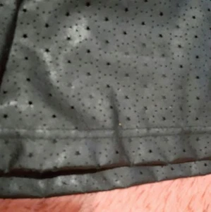 GB Sz 7 Shorts Faux Leather Juniors Star Cutout Mini Black Lined Ladies CUTE - Picture 1 of 5