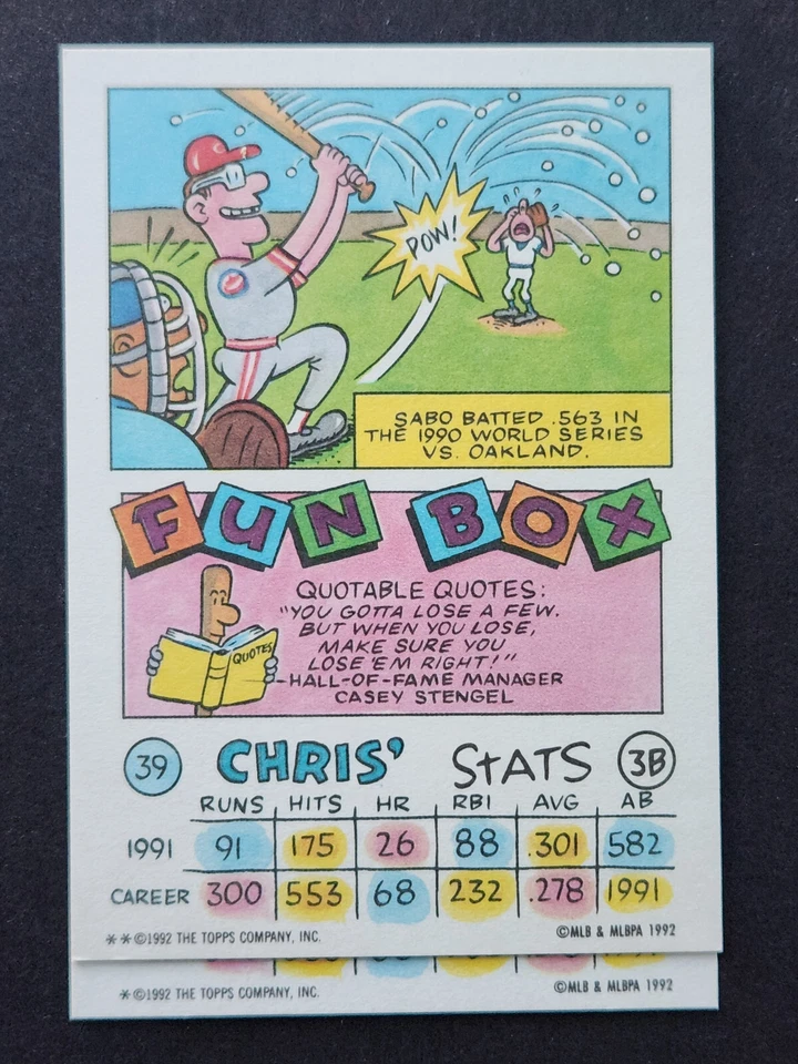 Hoja Topps Kids Asterisco 1992 * / * * Par de variaciones * Tú eliges * Foto 1 de 1