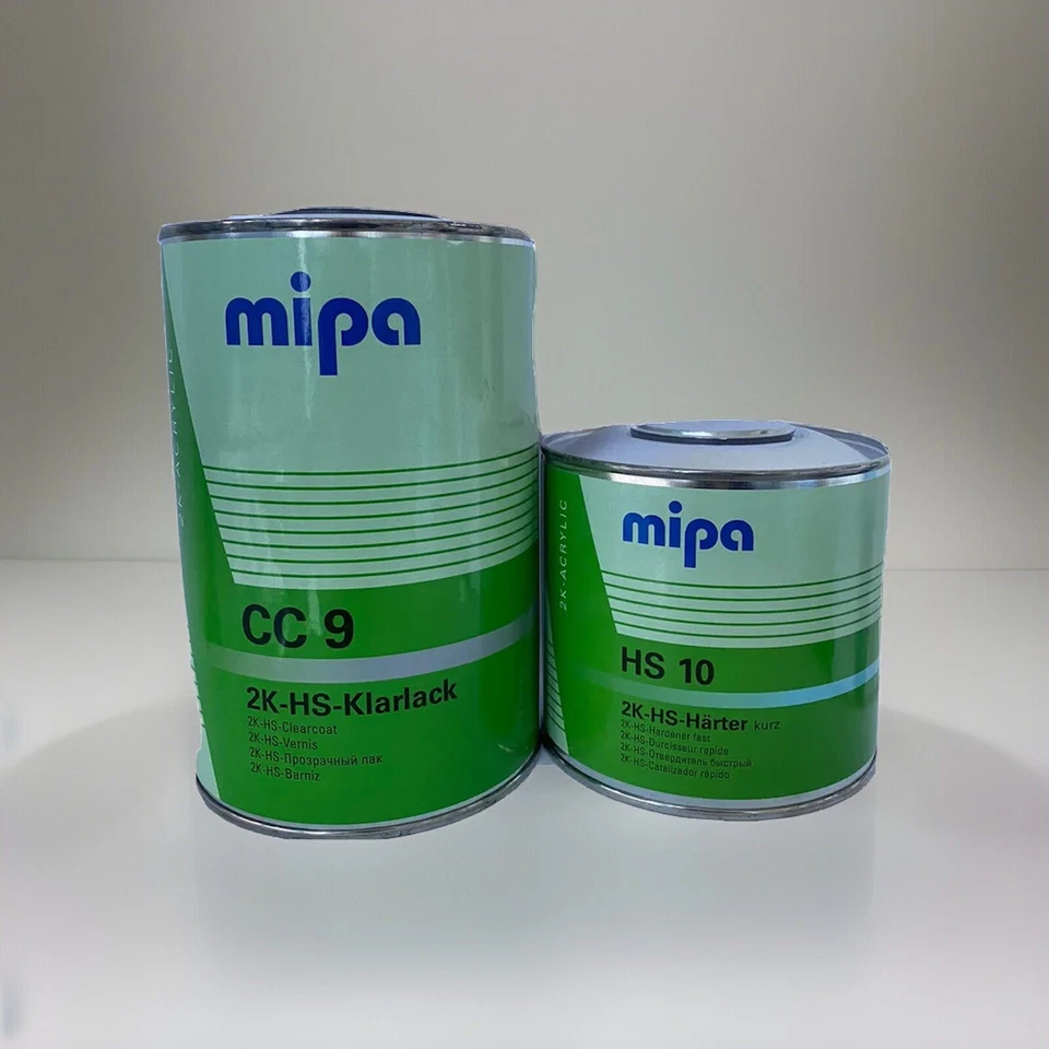 2K Klarlack SET Mipa 2K HS CC9 1L+Härter HS10 Kurz 0,5L - Bild 1 von 1