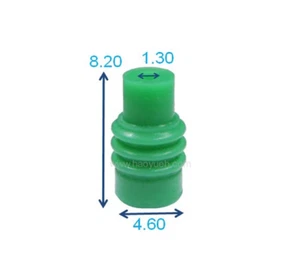 Sumitomo 7165-1564 (HY1465), Eindrahtdichtungen Kabelbaum, grün 1.000 Stück/Beutel - Bild 1 von 2