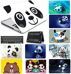 Nuevo estuche rígido de goma Panda 2008-2024 para Macbook Pro Air M1 M2 dibujos animados - Imagen 1 de 21
