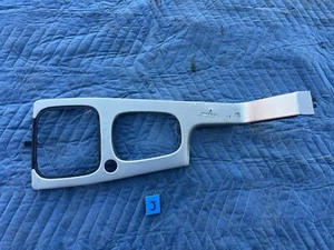 1998-2000 Volvo V70R V70 Center Console Shifter Silver Trim Surround OEM #3988E - Picture 1 of 6