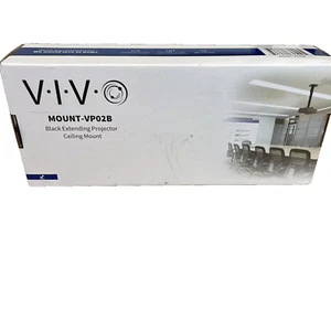 Vivo Extending Projector Ceiling Mount Black MOUNT-VP02B New Open box - Picture 1 of 2