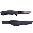 Morakniv 12490 Black Bushcraft Fixed Carbon Steel Blade Knife+ Sheath
