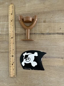 Angry Birds Go! Pirate Pigs Attack Game Jenga Knockdown Replacement Mast Sail - Picture 1 of 6