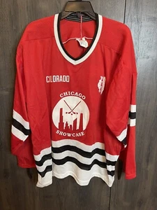 Vintage Chicago Illinois Showcase Hockey Colorado #25 Adult XL CCM - Picture 1 of 10