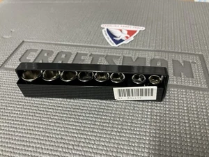 Juego de enchufes métricos NOS Sears Craftsman 8 piezas 3/8” Drive 6pt 34419 EE. UU. Estuche de metal - Imagen 1 de 7