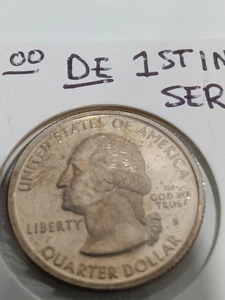 1999 S Delaware State Quarter Gem Proof  Cameo CN-Clad Coin - Picture 1 of 2