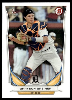 2014 Bowman Draft Picks & Prospects Grayson Greiner Detroit Tigers #DP99 - Image 1 of 2