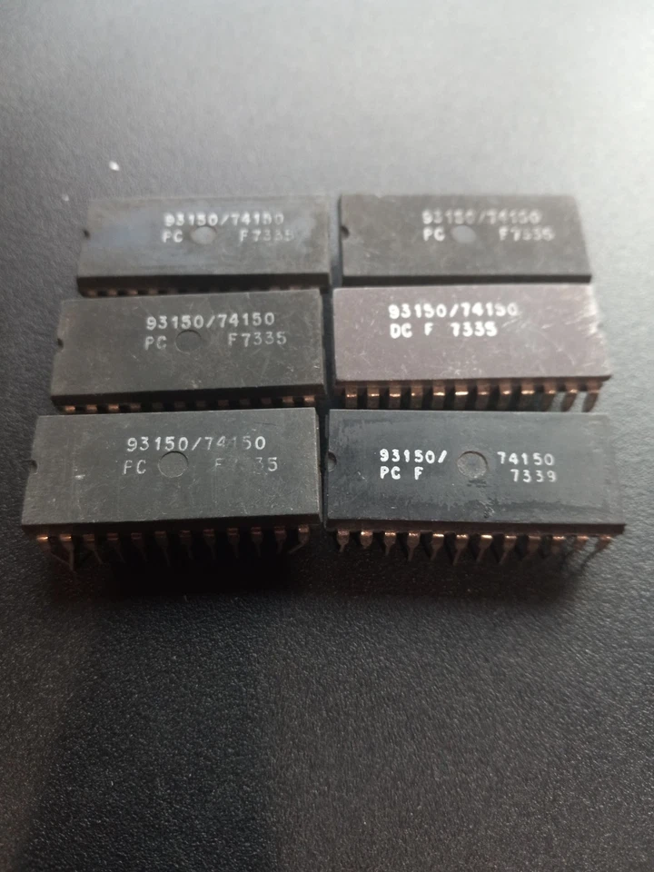 QTY 6 смешанные 74150PC и 74150DC селектор данных 16 вход мультиплексор IC - Изображение 1 из 1