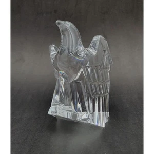 Steuben Eagle Bird Figurine Crystal Glass Art Glass Discontinued Signed - Picture 1 of 16