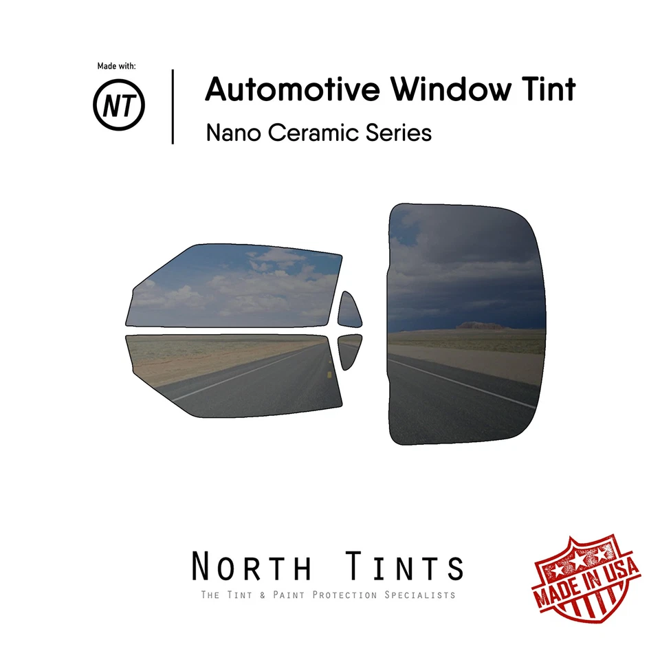 Película de tinte de ventana precortada nano cerámica vidrio para automóvil Nissan 370Z 2009-2019 cupé Foto 1 de 4