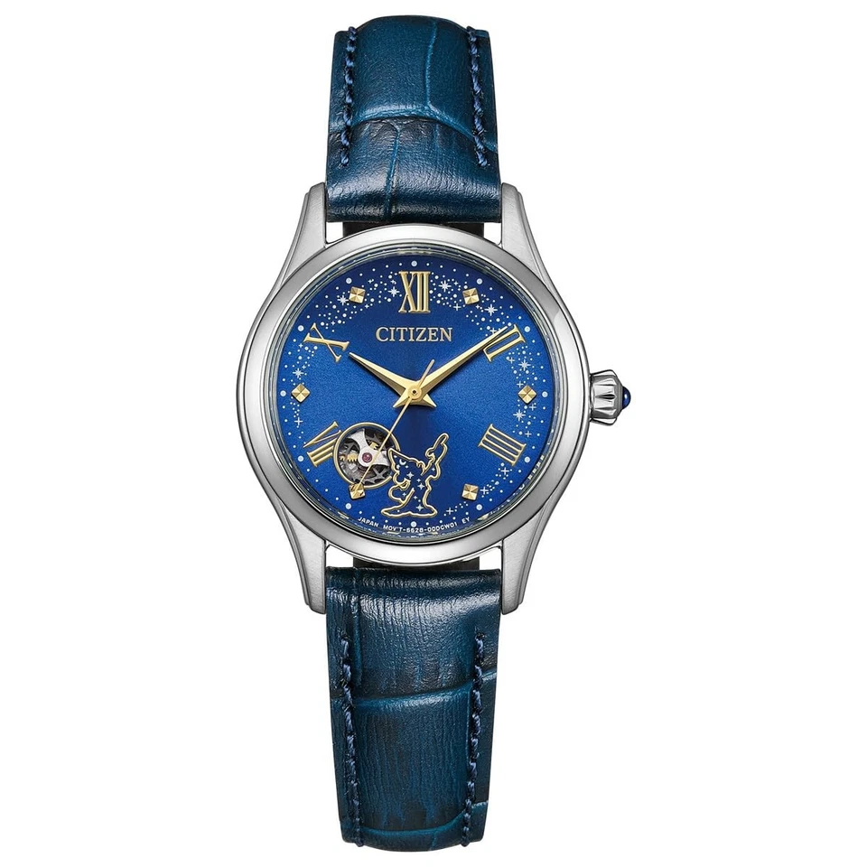 Relógio feminino automático azul CITIZEN Disney Collection PR1040-02L não usado na caixa - Imagem 1 de 1