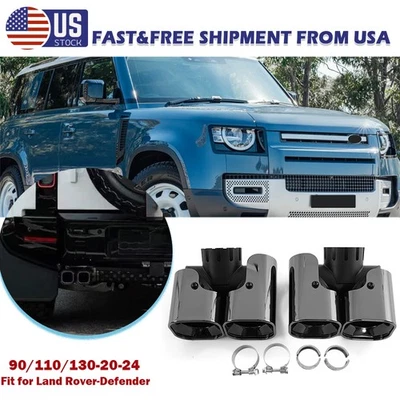 Tubo de escape trasero 2 piezas para Land Rover Defender 90 110 2020-2024 2,0 L 3,0 L Foto 1 de 4