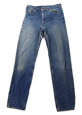 Pantalones de mezclilla de colección años 90 Levi’s 505 EE. UU. para hombre 30 x 31 lengüeta naranja rectos azules Foto 1 de 4