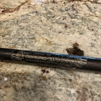 Vintage OLYMPIC 3070-2SFG ~ 2 PIECE 7' Medium Light Fishing Rod - Image 1 of 4