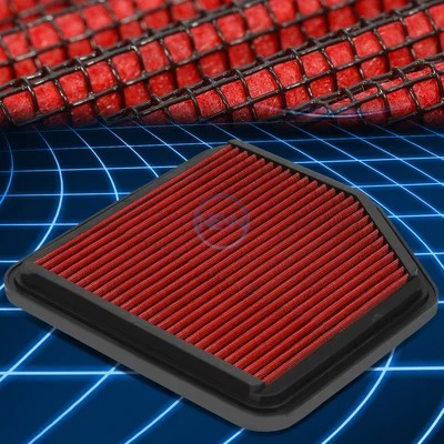 Filtro de aire de repuesto lavable Drop-In para Lexus IS250/IS350 2006-2013 rojo Foto 1 de 4